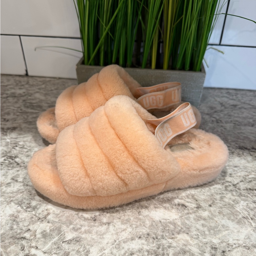 UGG Plush Fluff Yeah Slide - Peach